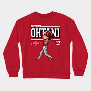 Shohei Ohtani Los Angeles A Cartoon Crewneck Sweatshirt